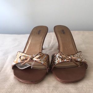 Mossimo Gold Sequine Heels